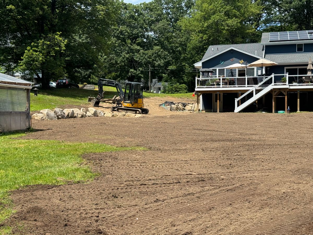 Lawn Installation for Lennon Land Management in Suffield, CT