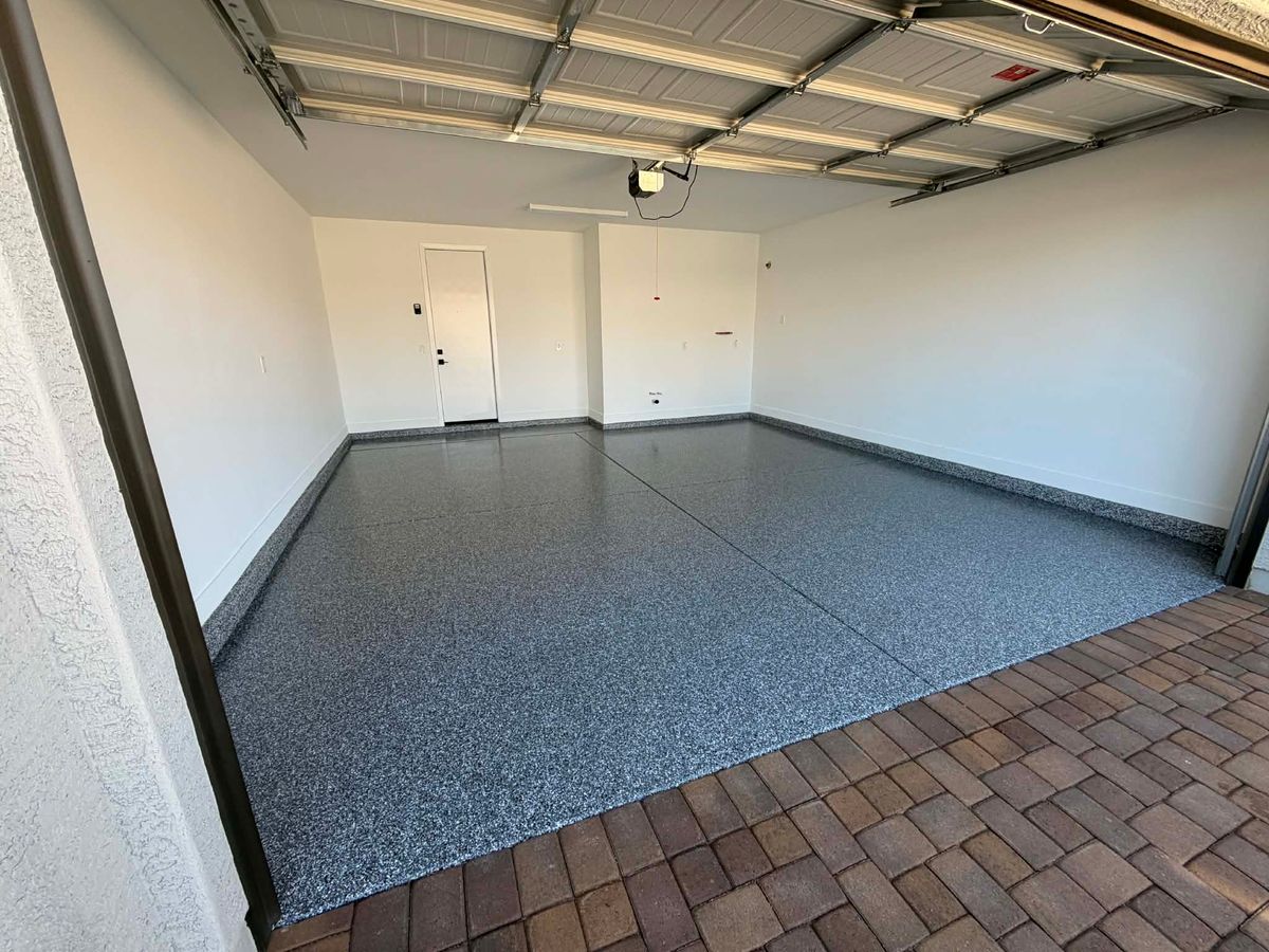 Epoxy Garage Coatings for PRYME EPOXY LLC in Mayer, AZ