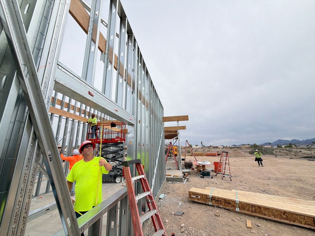 Framing for Ant Farm Construction in Kingman, AZ
