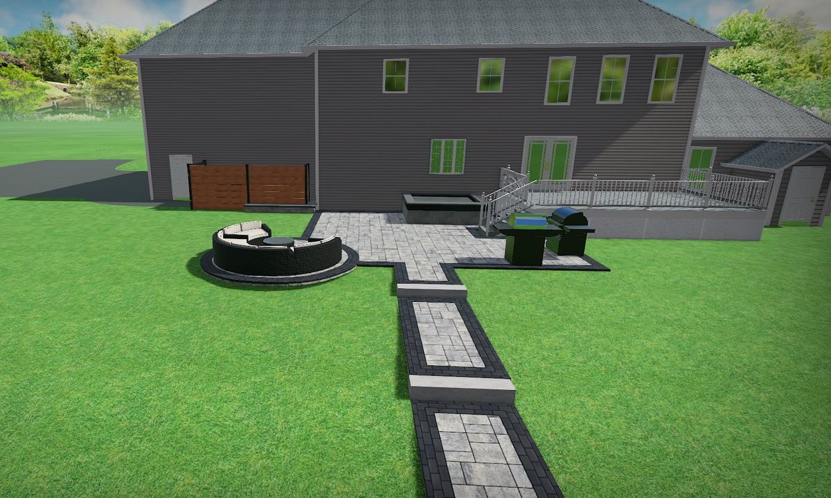 Fire Pits for Shawn's Landscaping in Mendon, MA