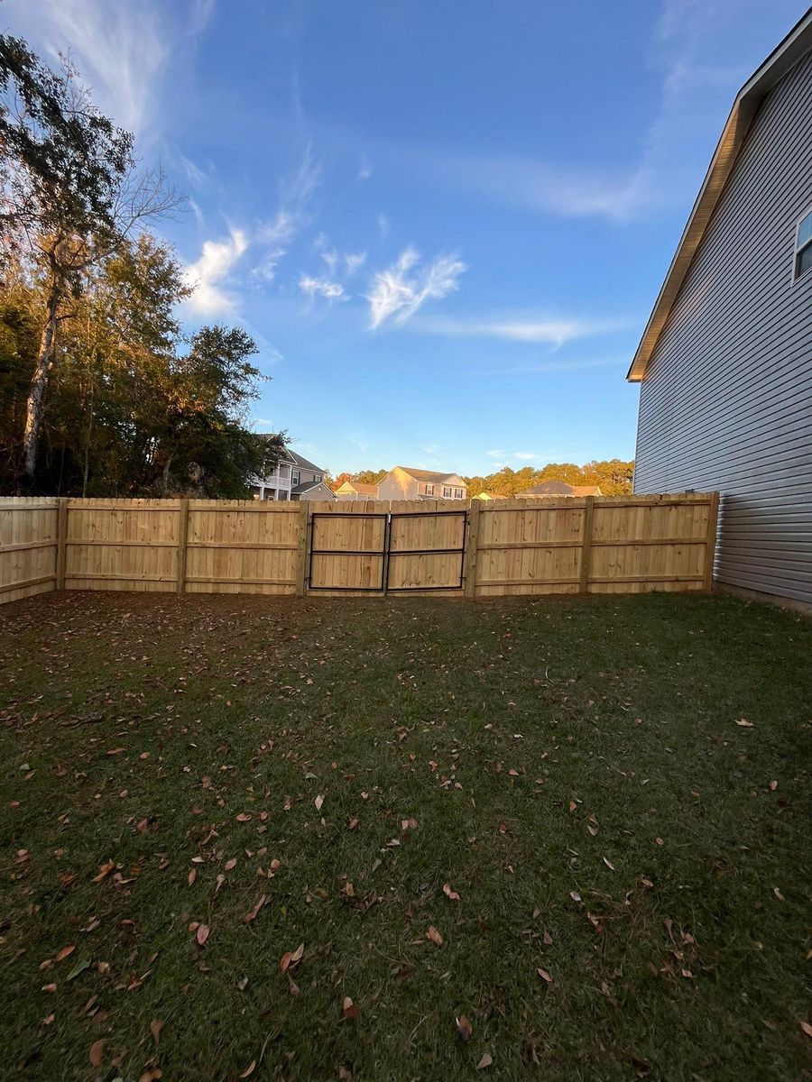 Fence Installation for JB Nealy Fence in Elgin, SC