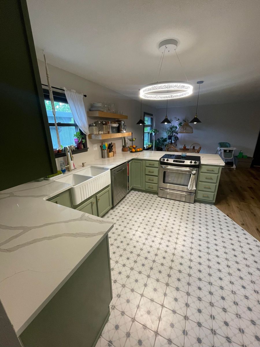 Kitchen Renovation for T&C Construction in Topeka, KS