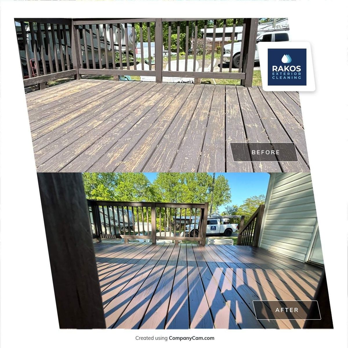 Deck Cleaning & Staining for Rakos Exterior Cleaning in Lynchburg, VA