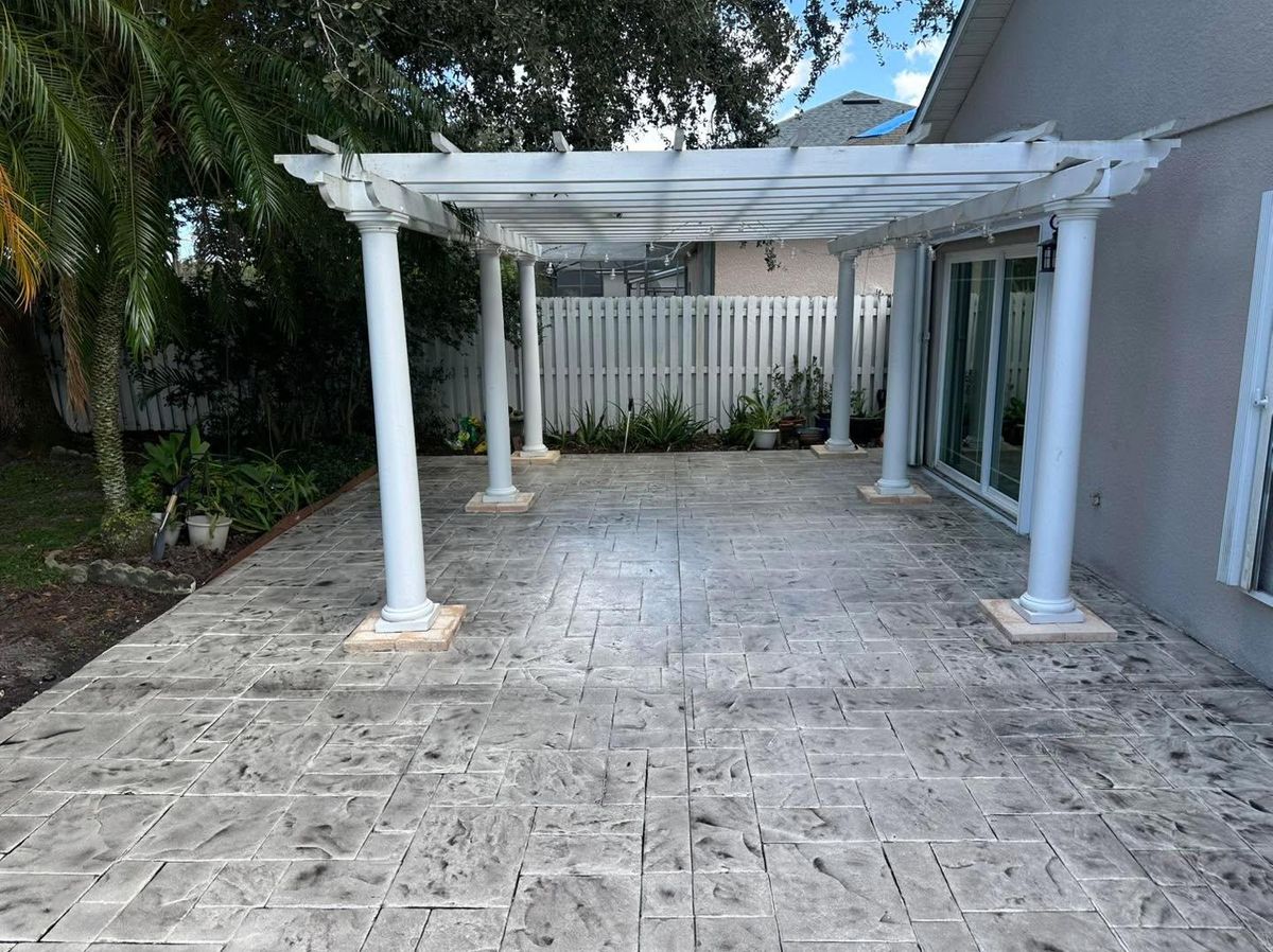 Decorative Concrete Overlays for Absolute Grey's LLC in Kissimmee, FL