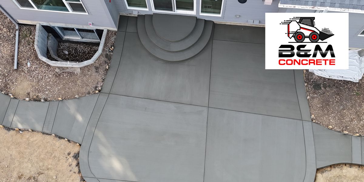 Patio Design & Installation for B&M Concrete LLC in Longmont, CO