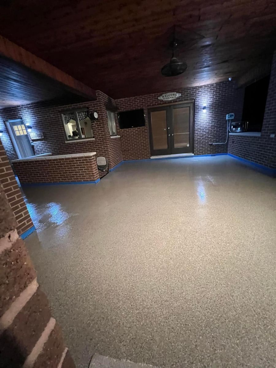 Epoxy Floor Coatings for Texas Curb N Borders in Houston, TX