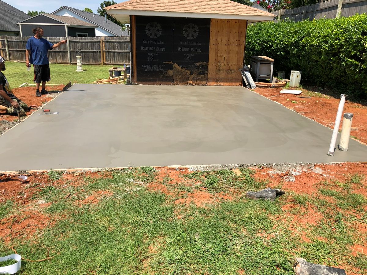 Concrete for Gb Concrete & Roofing in Spencer, OK