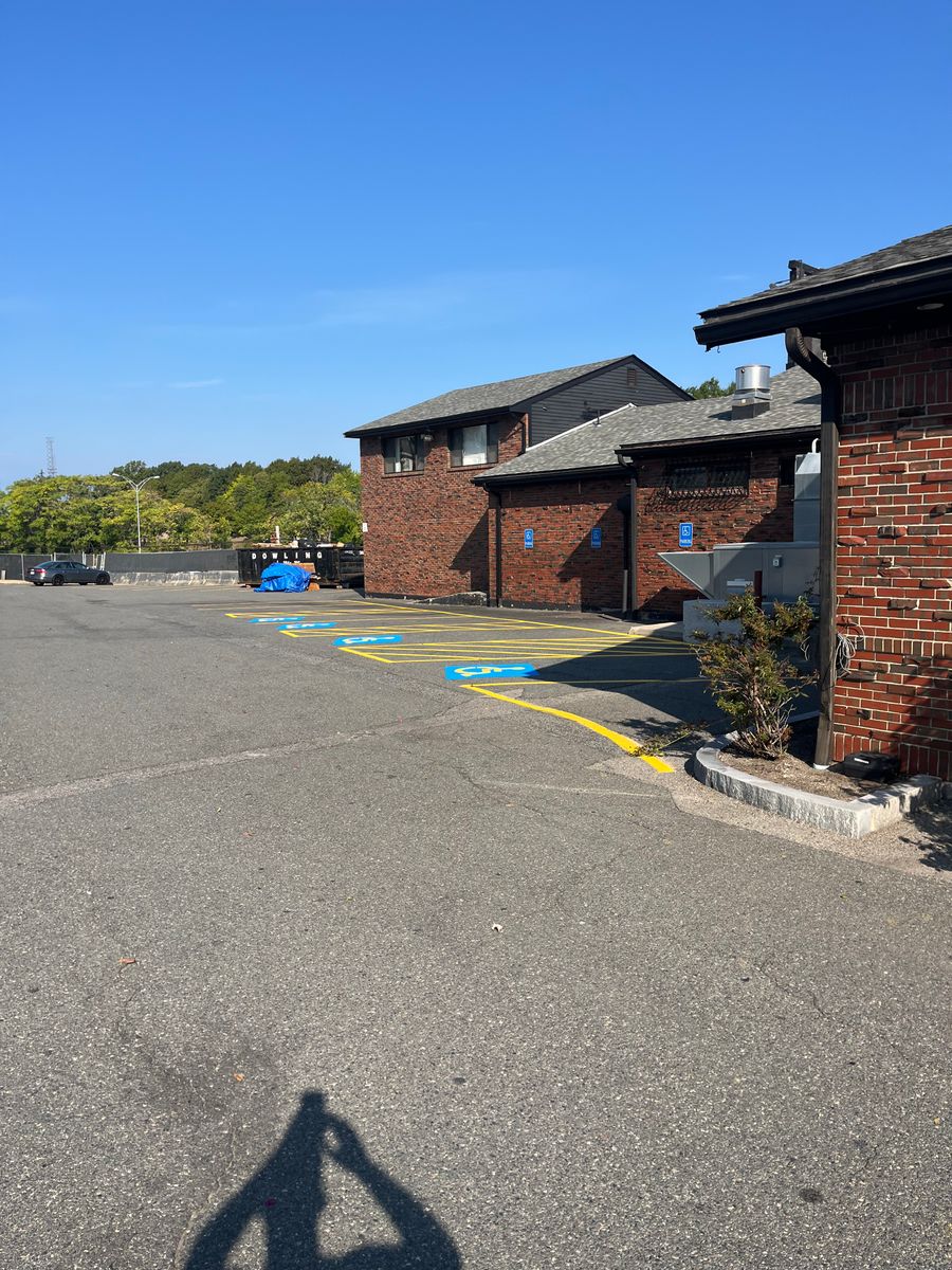 Striping for Cates Sealcoating and Striping in Charlton, MA