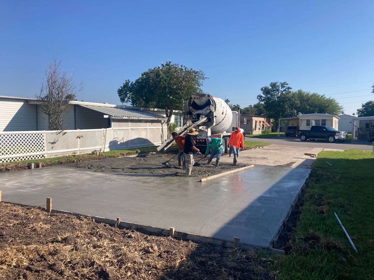 Concrete Services for Triple JP Contractors in San Benito, TX