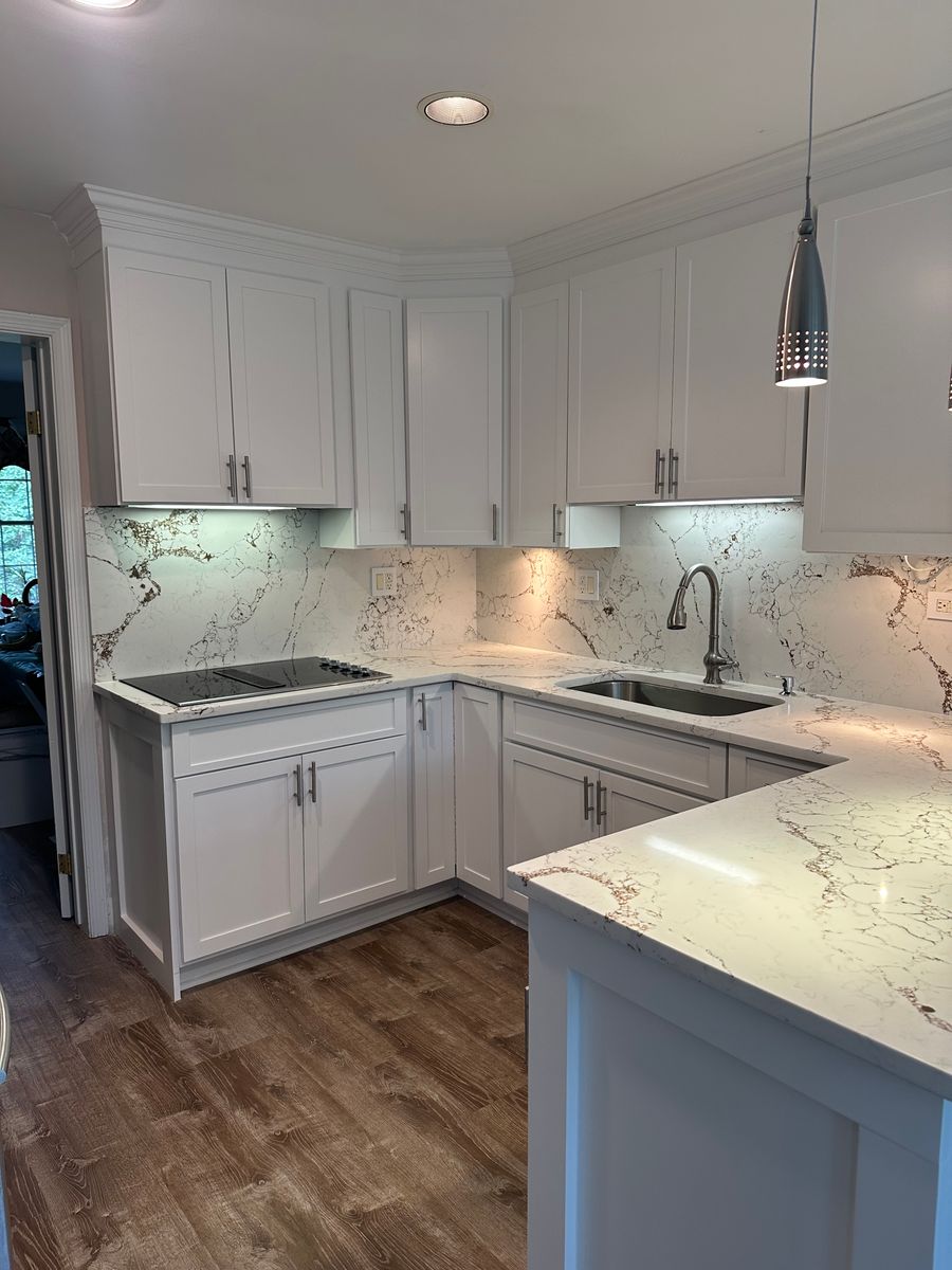 Cabinet Painting for T&T Kitchens in Shamong, NJ