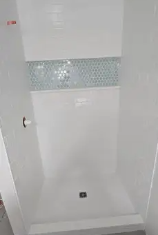 Custom Shower Tiling for Andersen Tile L.L.C in Richland, MI