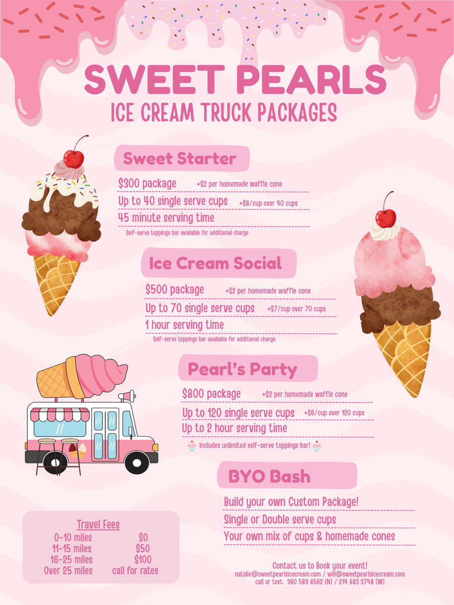 Second Anniversary Celebration for Sweet Pearl's Ice Cream in Garland, TX