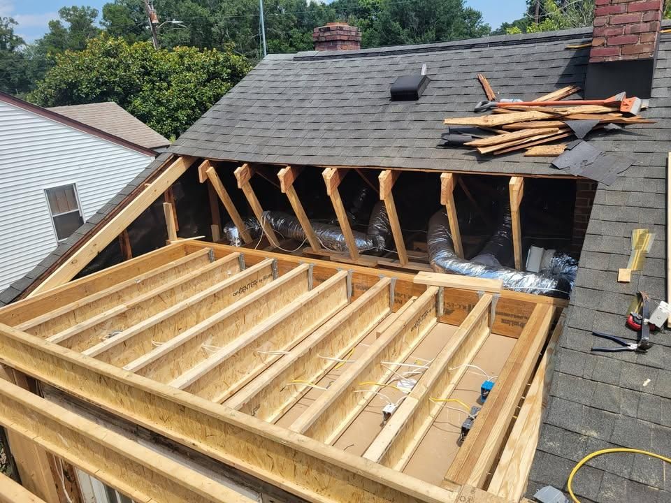 Framing for GVL Renovations in Greenville, SC