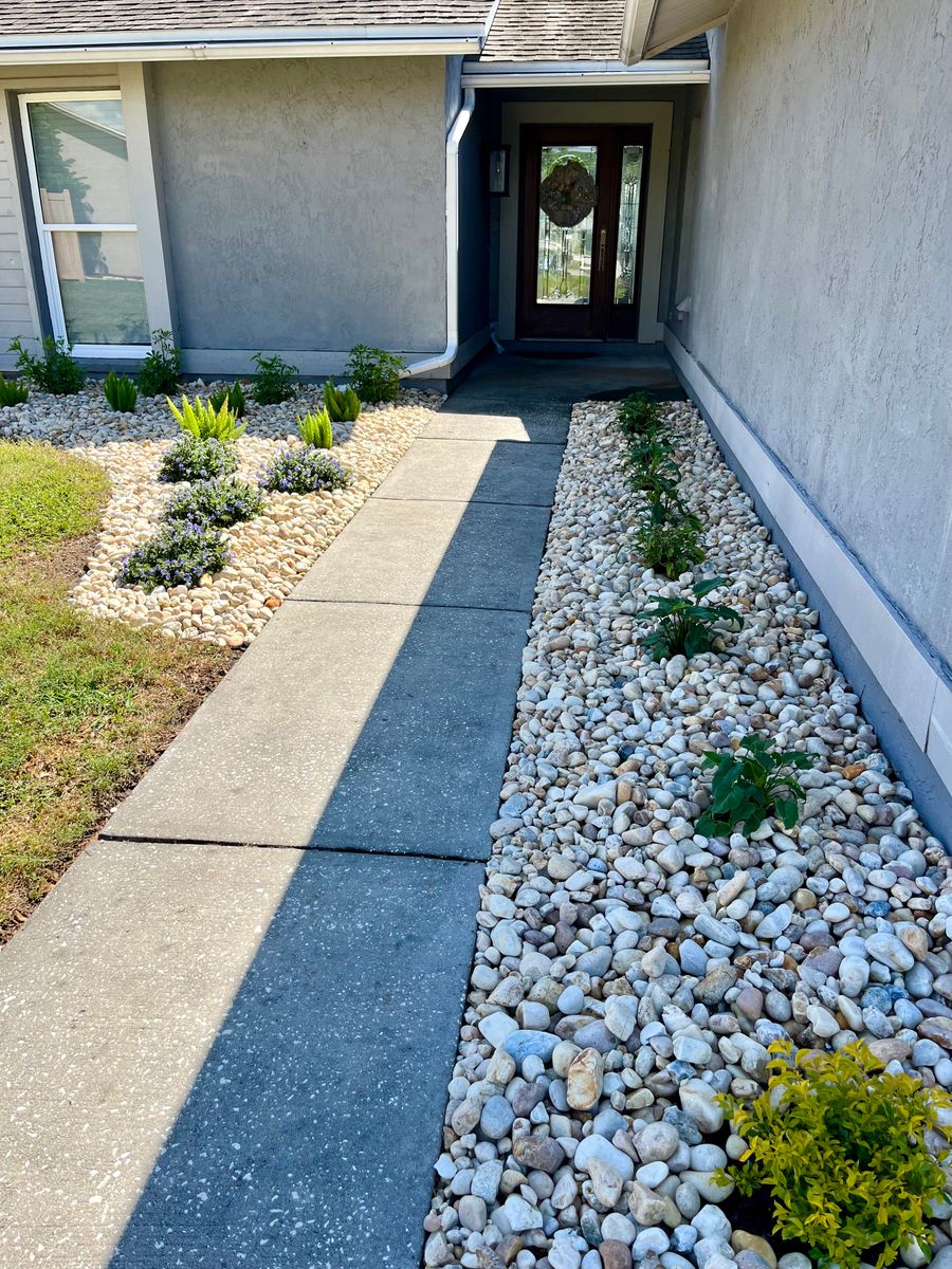 Landscape Design and Installation for Verimay's Garden and Landscaping in Hillsborough County, FL