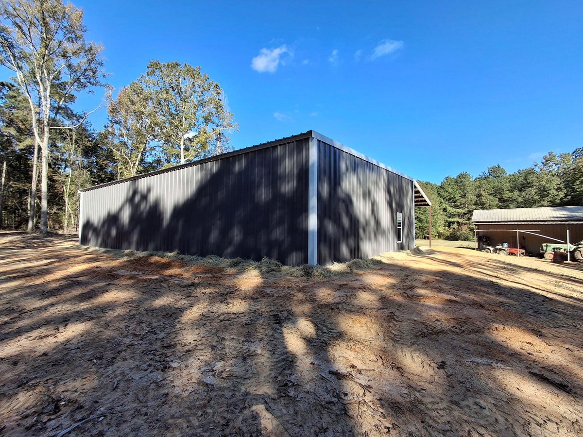 Pole Barn Construction for H&M Construction Metal Buildings in Osyka, MS