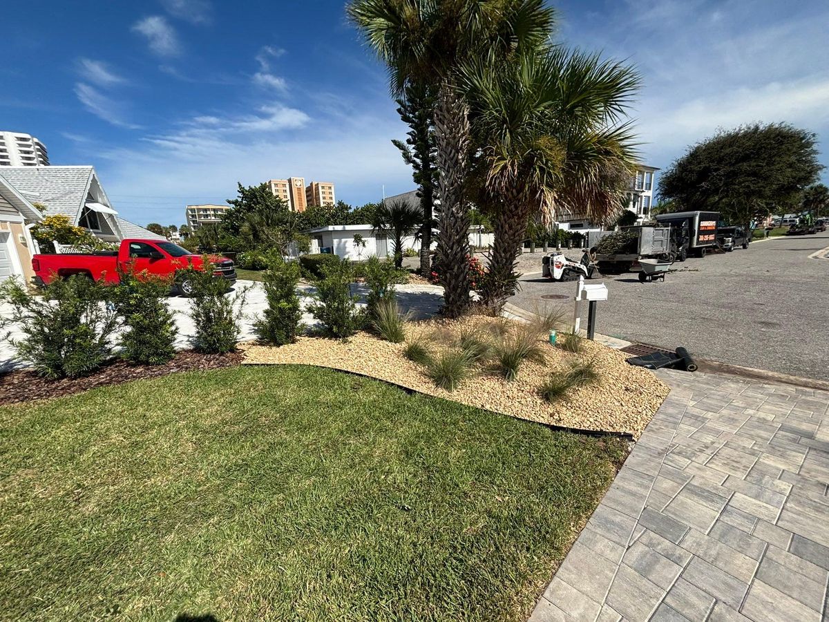 Landscape Design & Installation for Cunningham's Lawn & Landscaping LLC in Daytona Beach, Florida