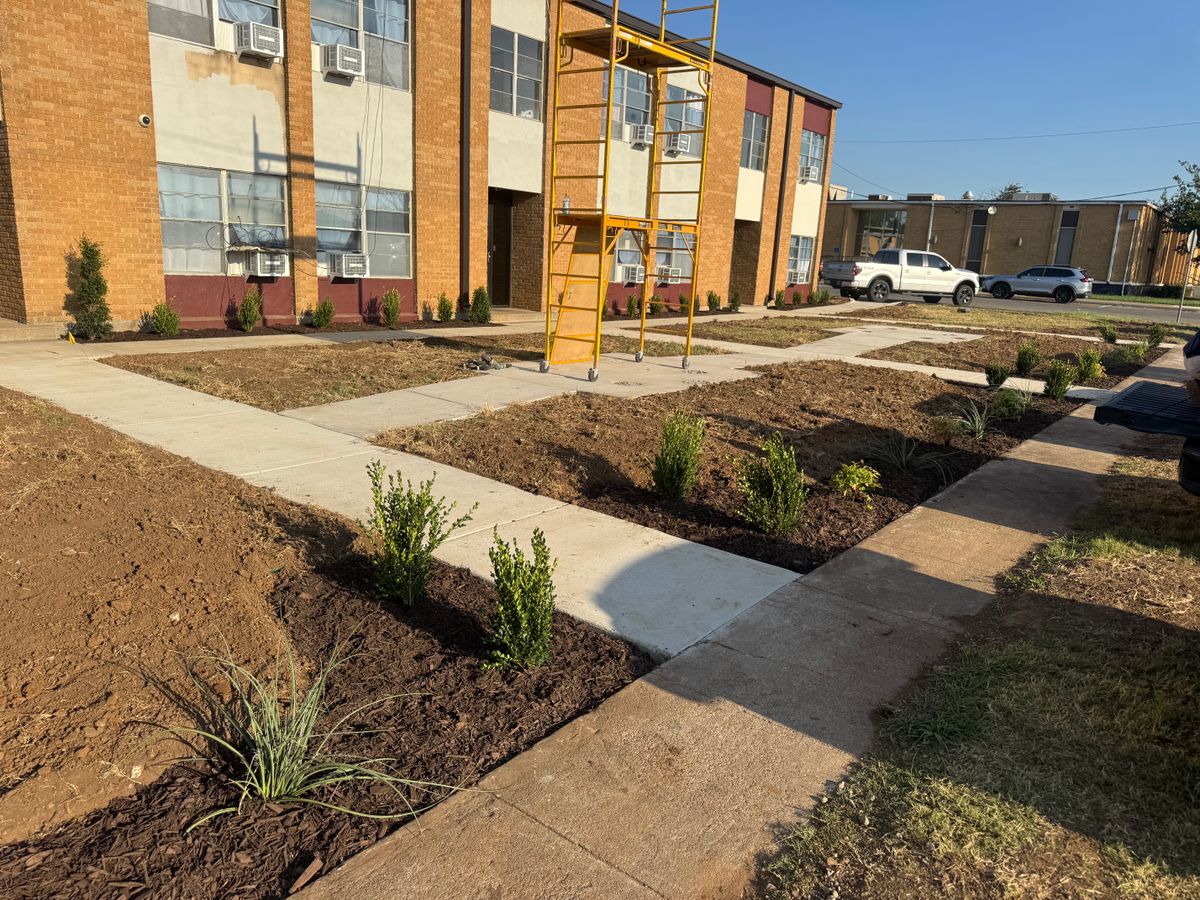 Mulch Installation for JDR Texas Landscaping Pros in Seagoville, TX