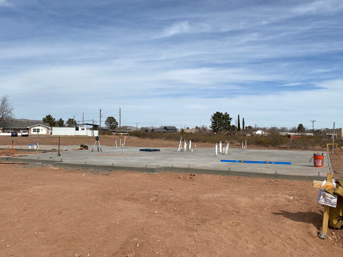 Monolithic and Floating Slabs for Gordo’z Concrete & Maintenance in El Paso, TX