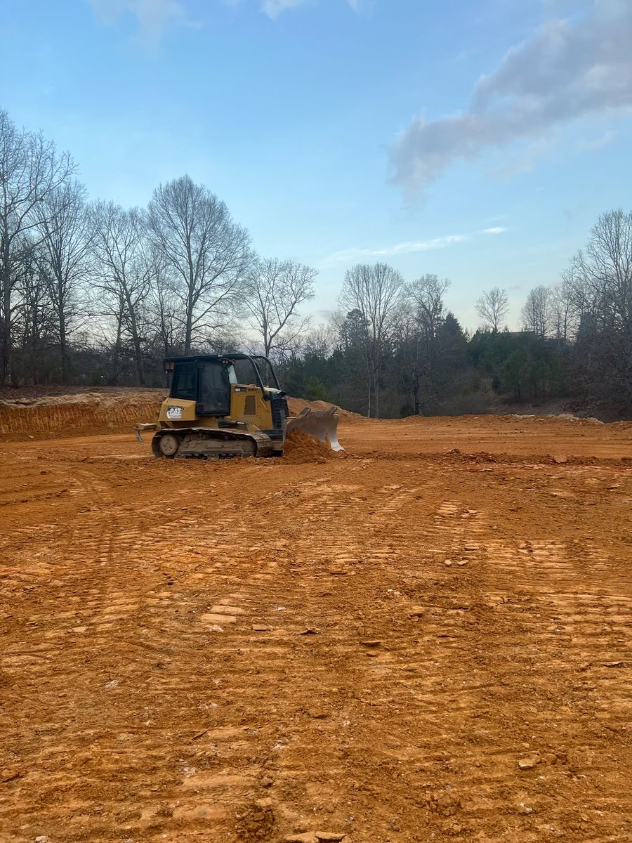 Site Preparation for McBryar Excavation in Trenton, GA