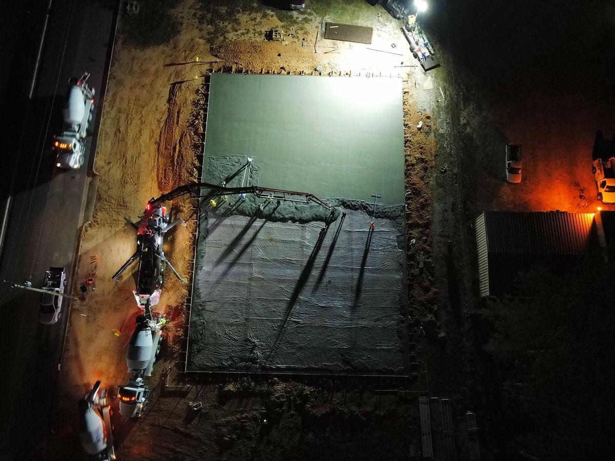 Concrete Slabs for Concrete Cowboyz in Greenville, NC