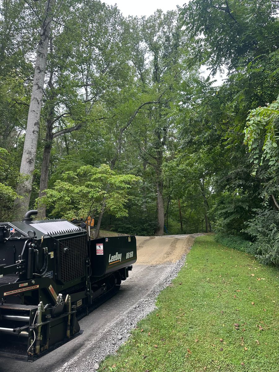 Grading for James R Carter Paving in Roanoke, VA