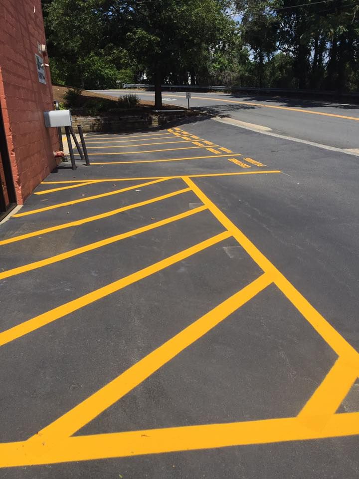 Striping for Payne's Pavement Marking in Warrenton, VA
