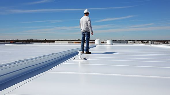 Commercial TPO Roofing for Certified Roofing Solutions Inc. in Marietta, GA