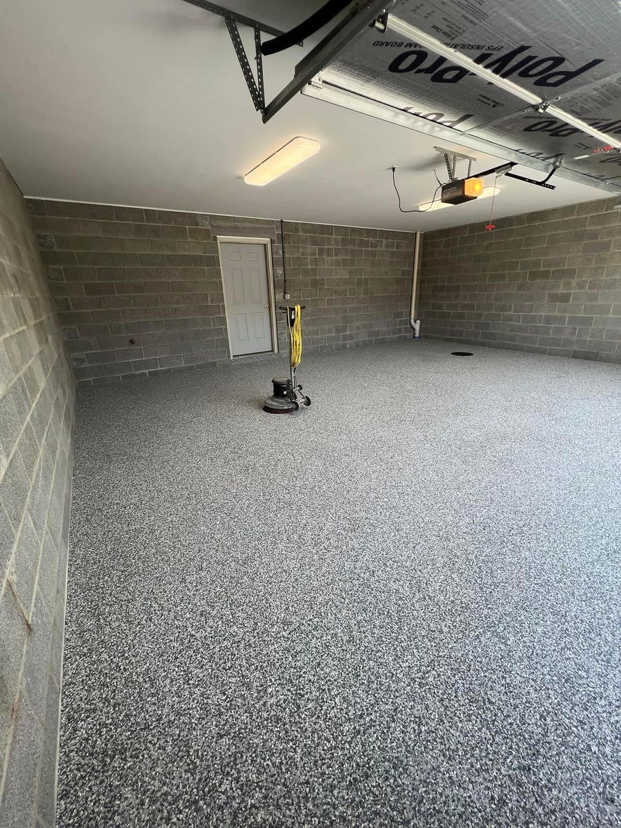 Epoxy Floor Coatings for Texas Curb N Borders in Houston, TX