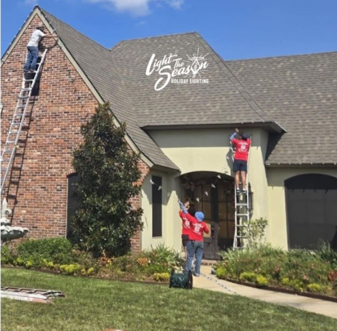 Christmas Lights Installation for Light The Season in Lafayette Parish,  LA