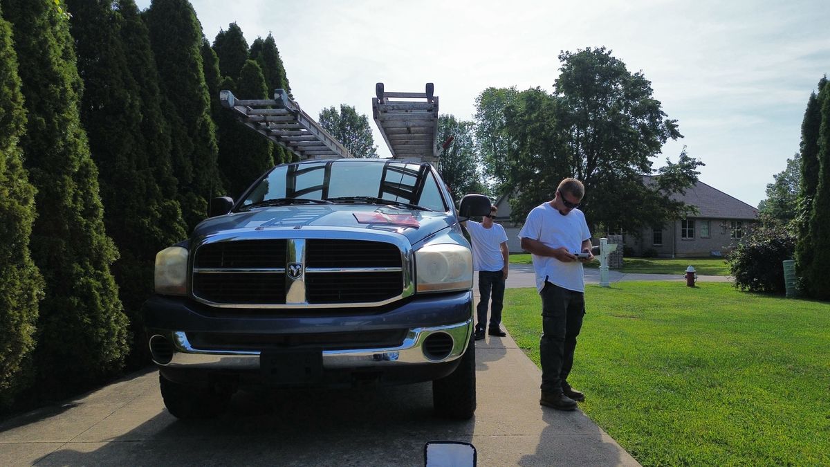 Roof inspection for Precious Roofing in Madeira, OH