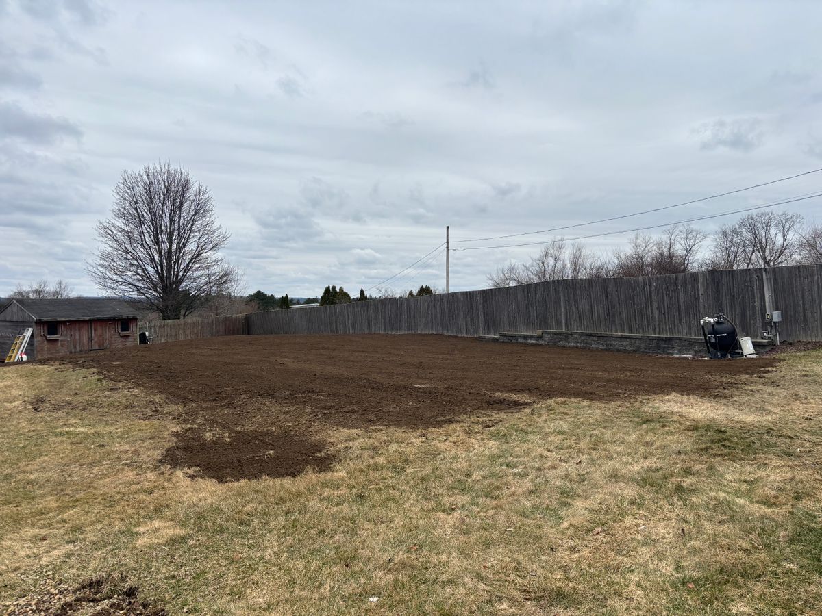 Land Grading / Lawn Installation for Staruk Trucking & Excavation Inc. in Uxbridge, MA