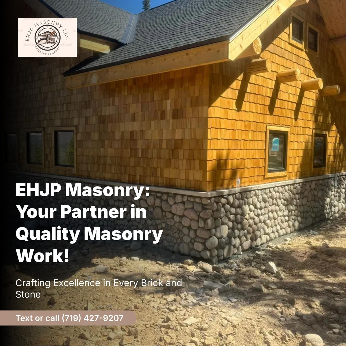 stone work for EHJP Masonry in Silverthorne, CO