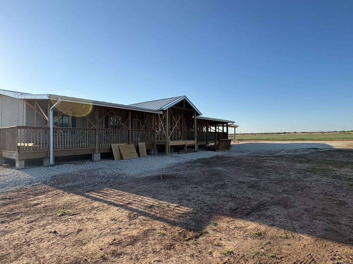 Gutter installation for Barcenas Roofing & Remodeling in San Saba, TX