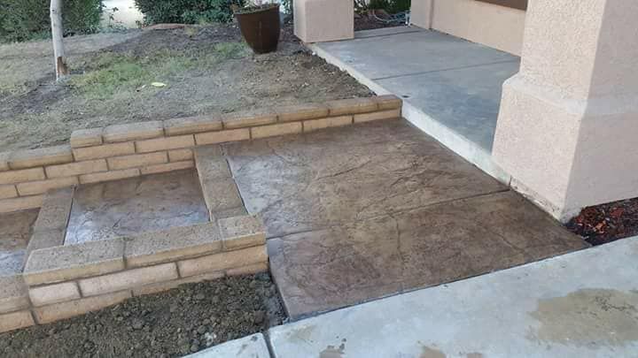Stair Design & Installation for David Cordrey Concrete Construction in Hemet, CA