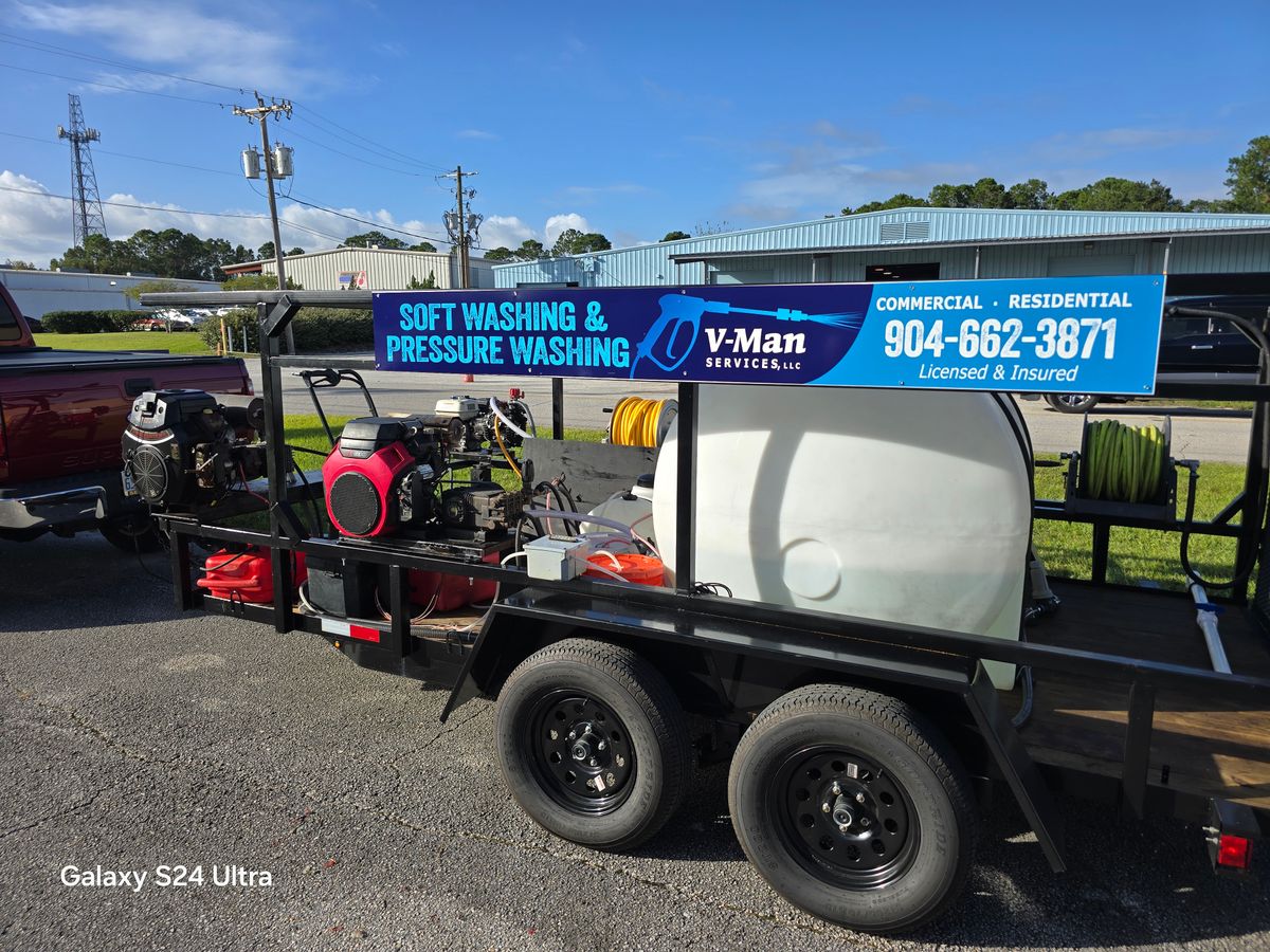 Pressure Washing for V Man Services LLC in Asbury Lake, FL