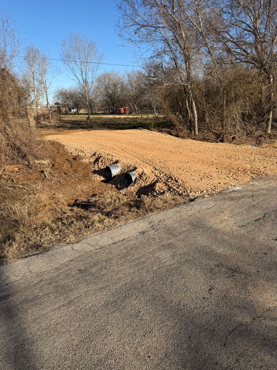 Dirt Work for 512 Land Clearing in Blanco County, TX