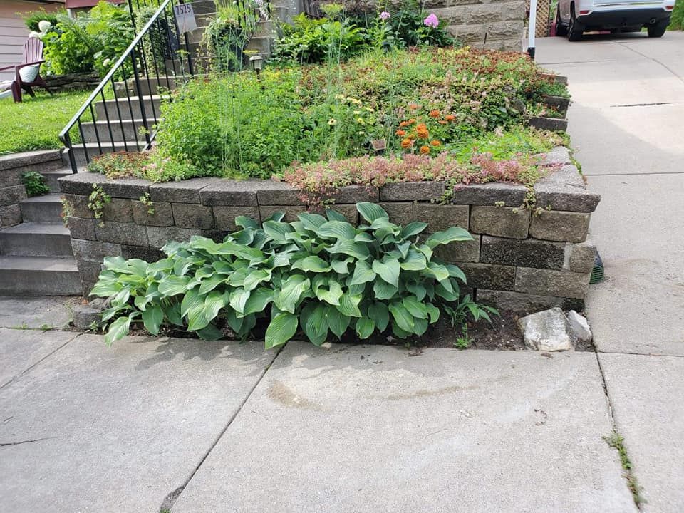 Retaining Wall Construction for JM Restoration LLC. in South Milwaukee, WI