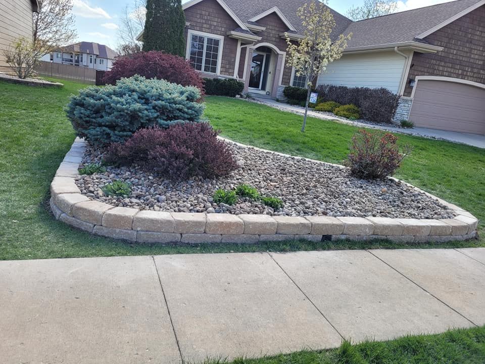 Hardscaping for Brownstone Grading in Perry, IA