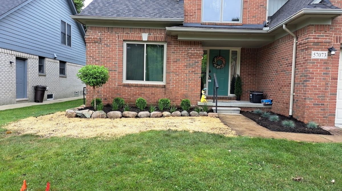Landscape Installation for Denali Outdoor Services in Washington, MI