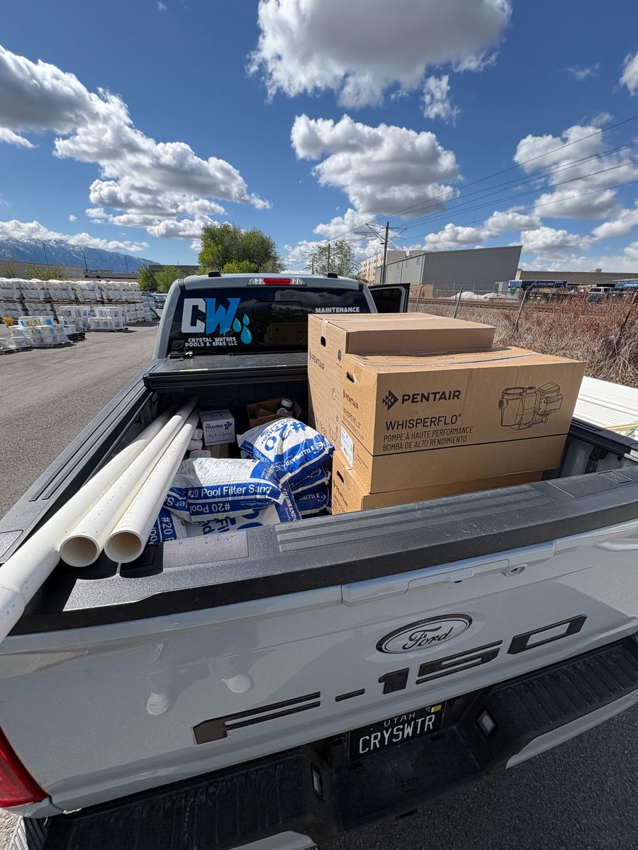 Pool Maintenance for Crystal Waters Pools & Spas in West Jordan, UT