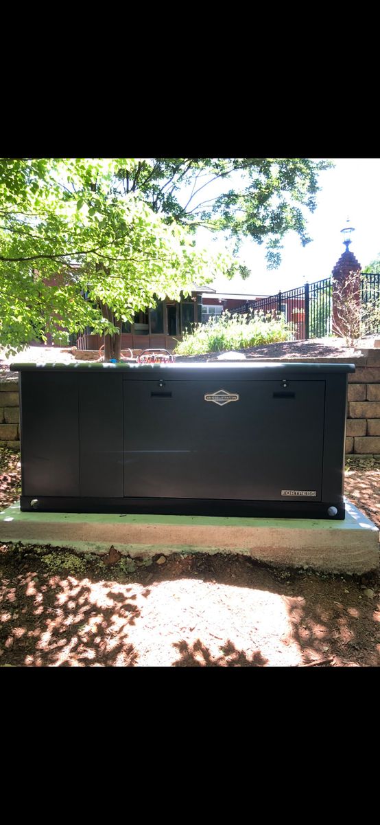 Generac Generators Install for Electrical Power Design in Concord, NC