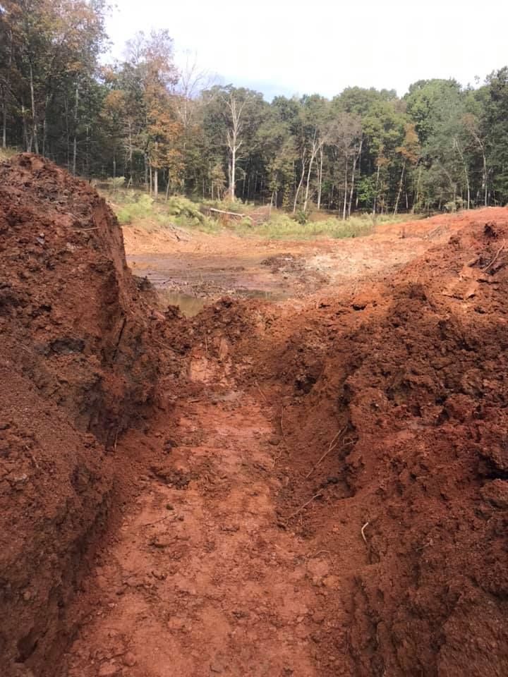 Excavation for Brown & Sons Grading in Danielsville, GA