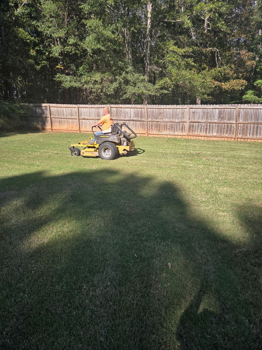 Mowing for Palmour's Lawn Care in Gainesville, GA