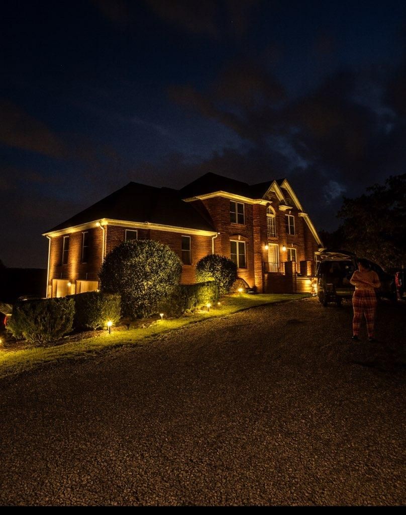 Landscape Lighting Design and Installation for Green Ventures Landscaping in Williamson County, TN
