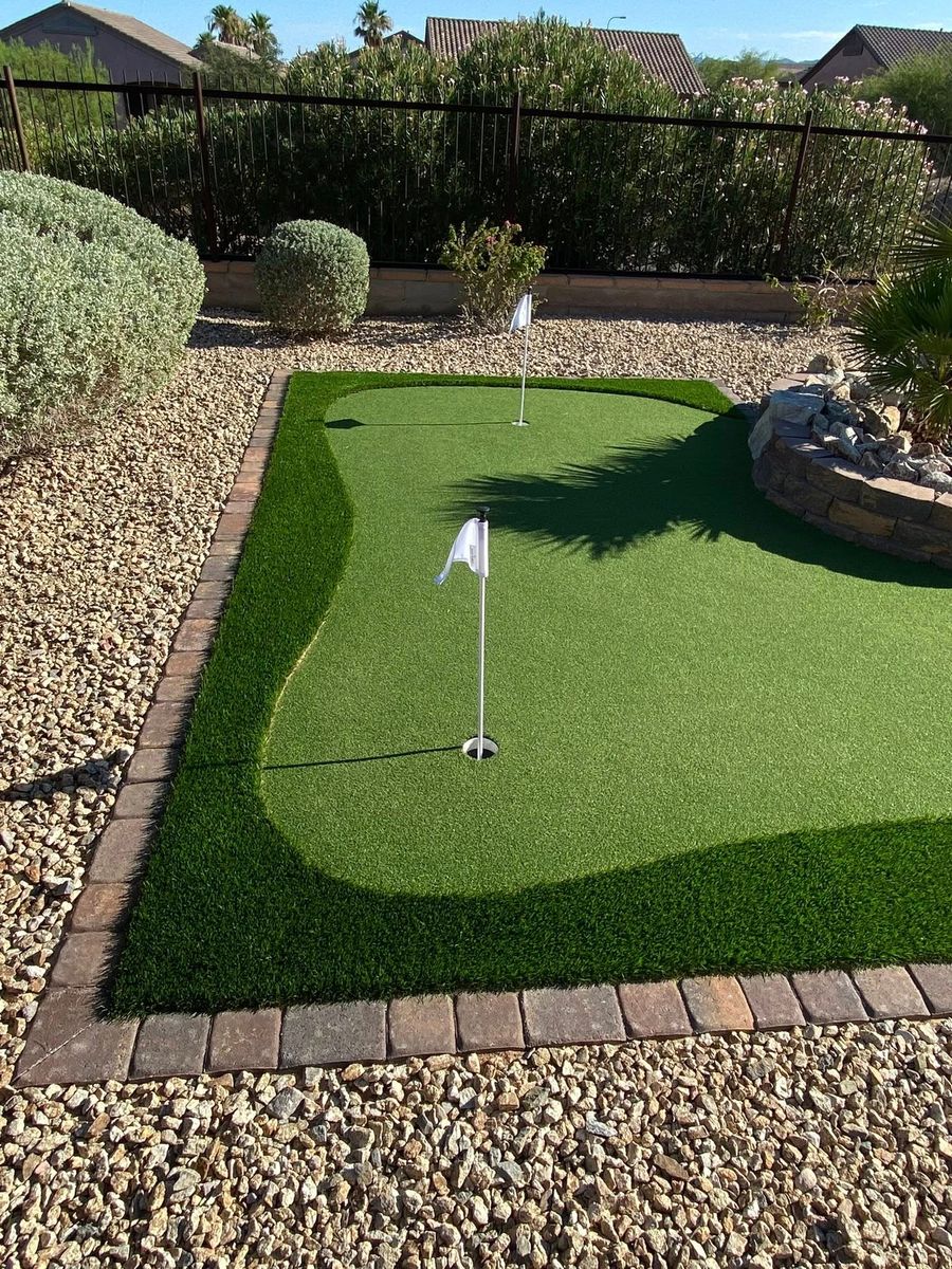 Artificial Turf Installation for Infinity Concepts Landscaping in Bullhead City, AZ
