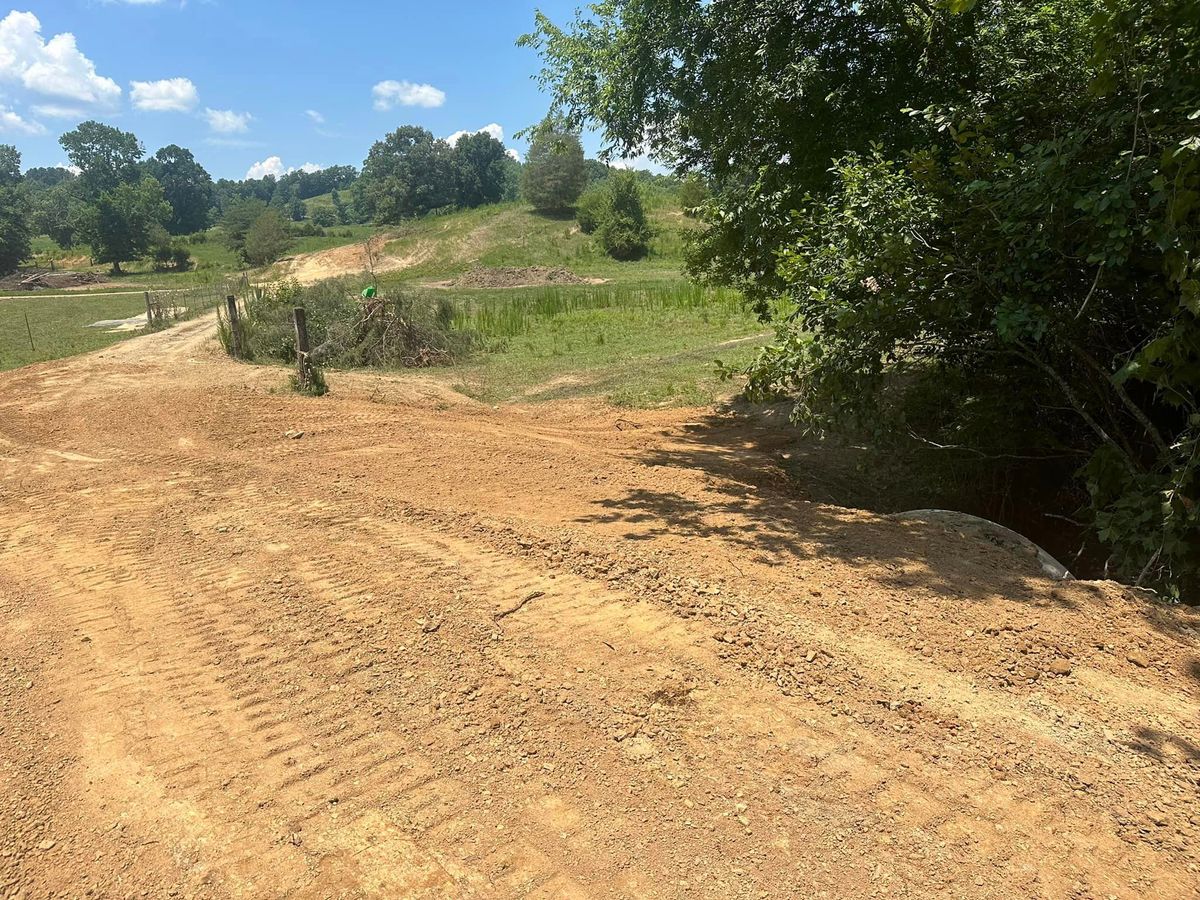 Site Preparation for Brannon's Construction in Riceville,,  TN