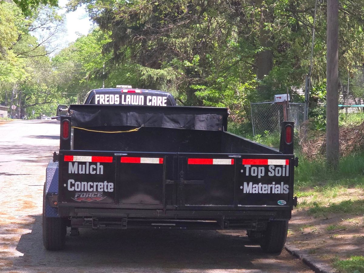 Dump Trailer Rentals for Fred's Lawncare in Muskegon, MI