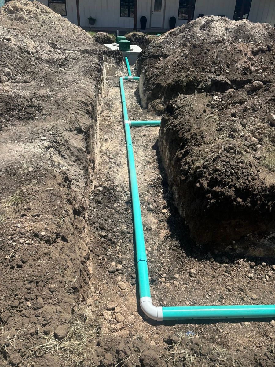 Excavation for Williams & Sons Solutions in Floresville, TX