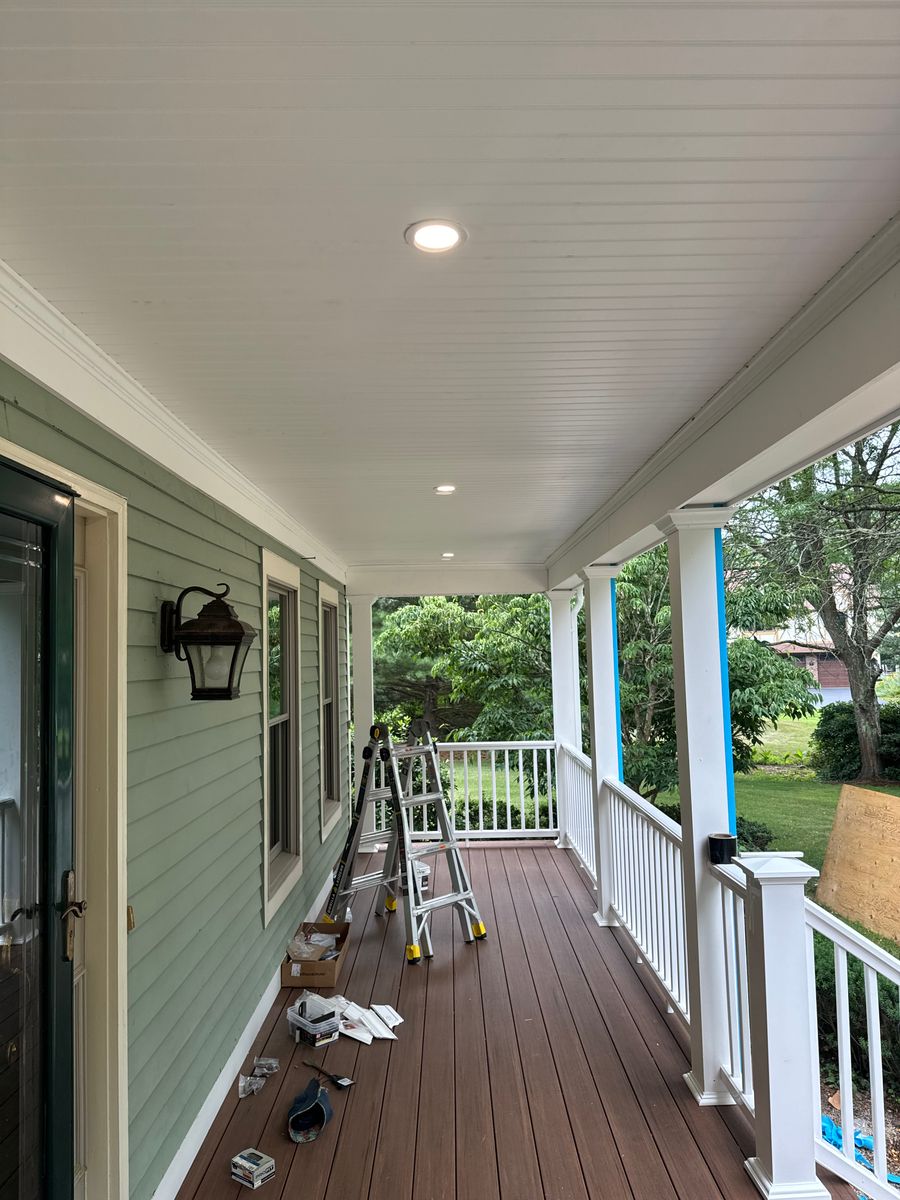 Deck Construction for Belfort Builders in Kingston, MA