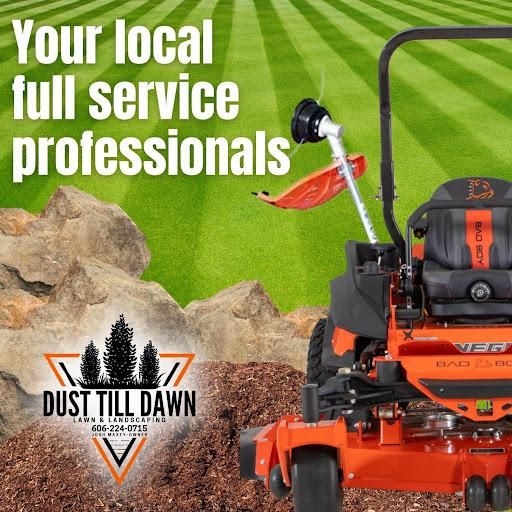 Mowing for Dust Till Dawn Lawn in London, Kentucky